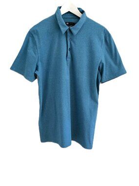 Simons Le31 turquoise organic cotton polo shirt